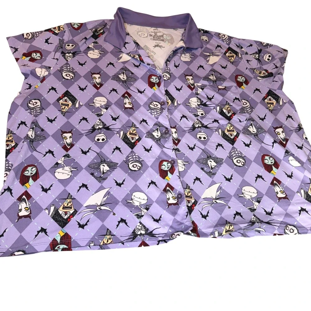 Disney The Nightmare Before Christmas Womens Size 3X 2-Piece Pajama Sleep Set